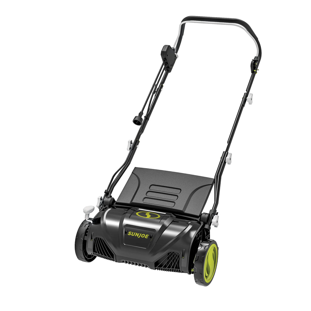 Sun Joe 15" Electric Lawn Dethatcher + Scarifier, 13-Amp, Adjustable Height