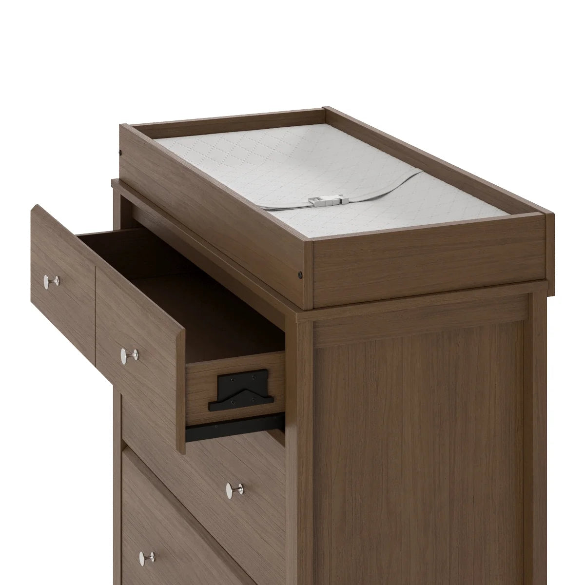 Storkcraft Horizon 3 Drawer Infant Changing Table Dresser, White