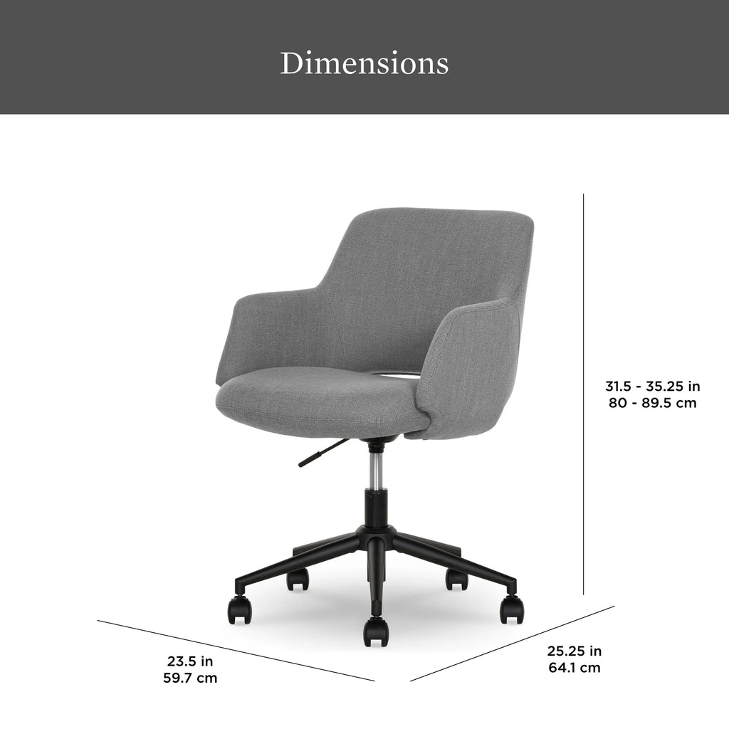 Better Homes & Gardens Lillian Office Chair, Rose