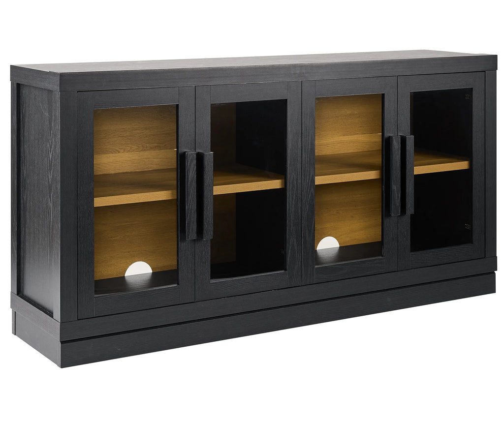 Better Homes & Gardens Ezra TV Stand for TV's up to 70", Light Honey finish