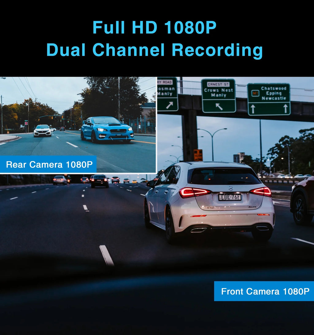 VIOFO A129 Plus Duo Dash Cam 2K 1440P 60FPS + 1080P 30FPS Wi-Fi GPS - NEW