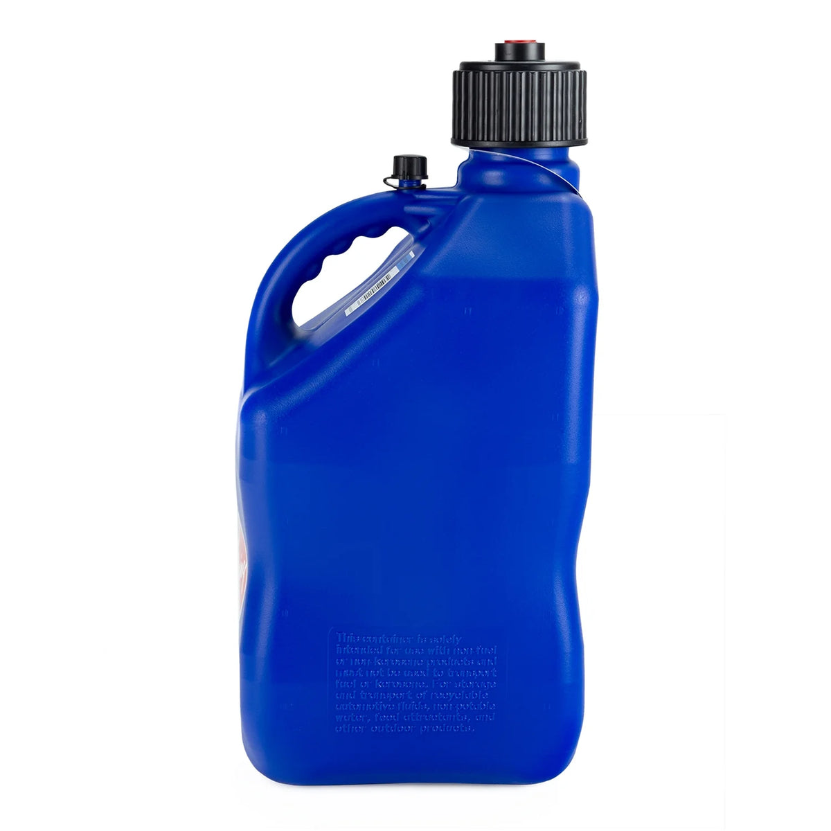 VP Racing 3532-CA, 5.5-Gallon Square Motorsport Jug Blue (3 Pack), w/Utility Jug Battery Powered Fuel Transfer Pump (1 Pack)