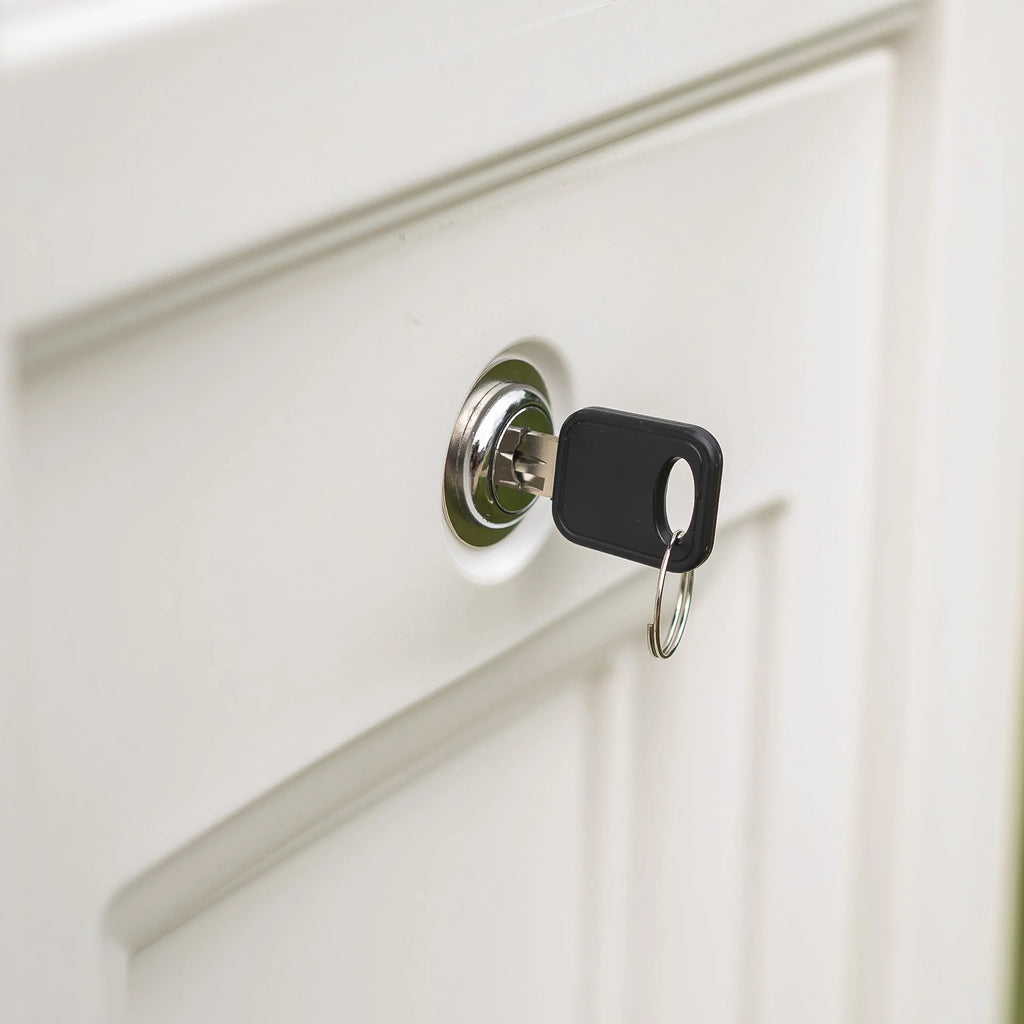 Step2 Atherton Reserve White Lockable Package Storage Mailbox, Plastic