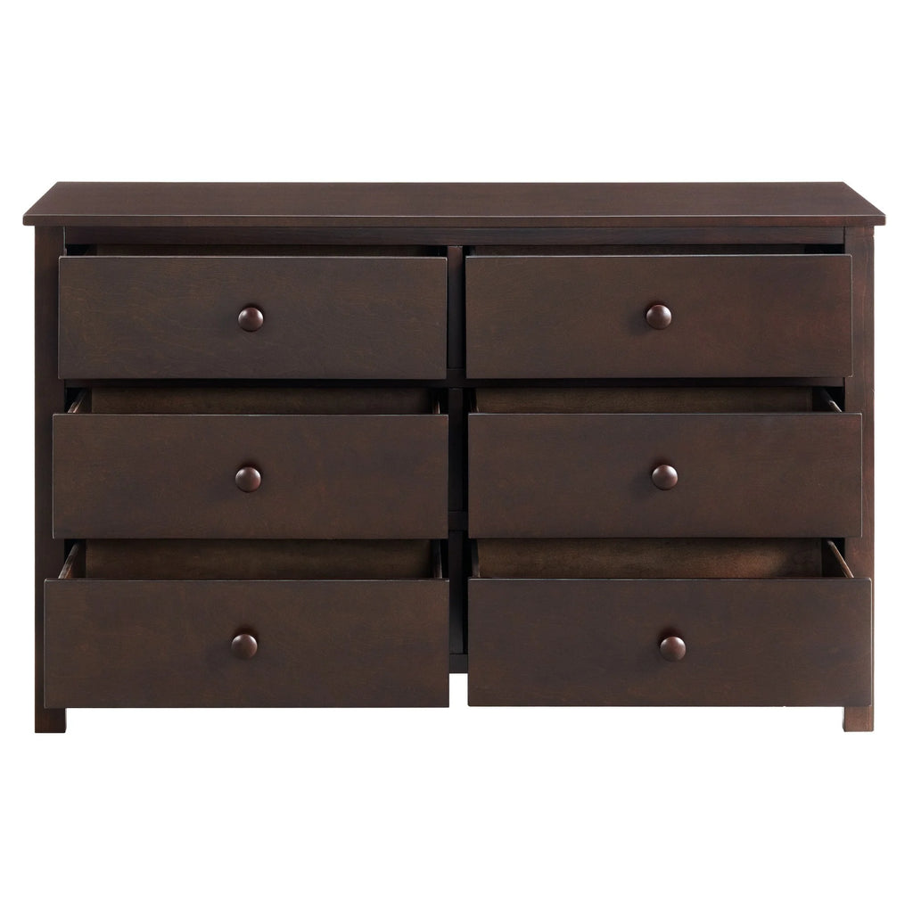 Oxford Baby Universal 6-Drawer Dresser, Snow White