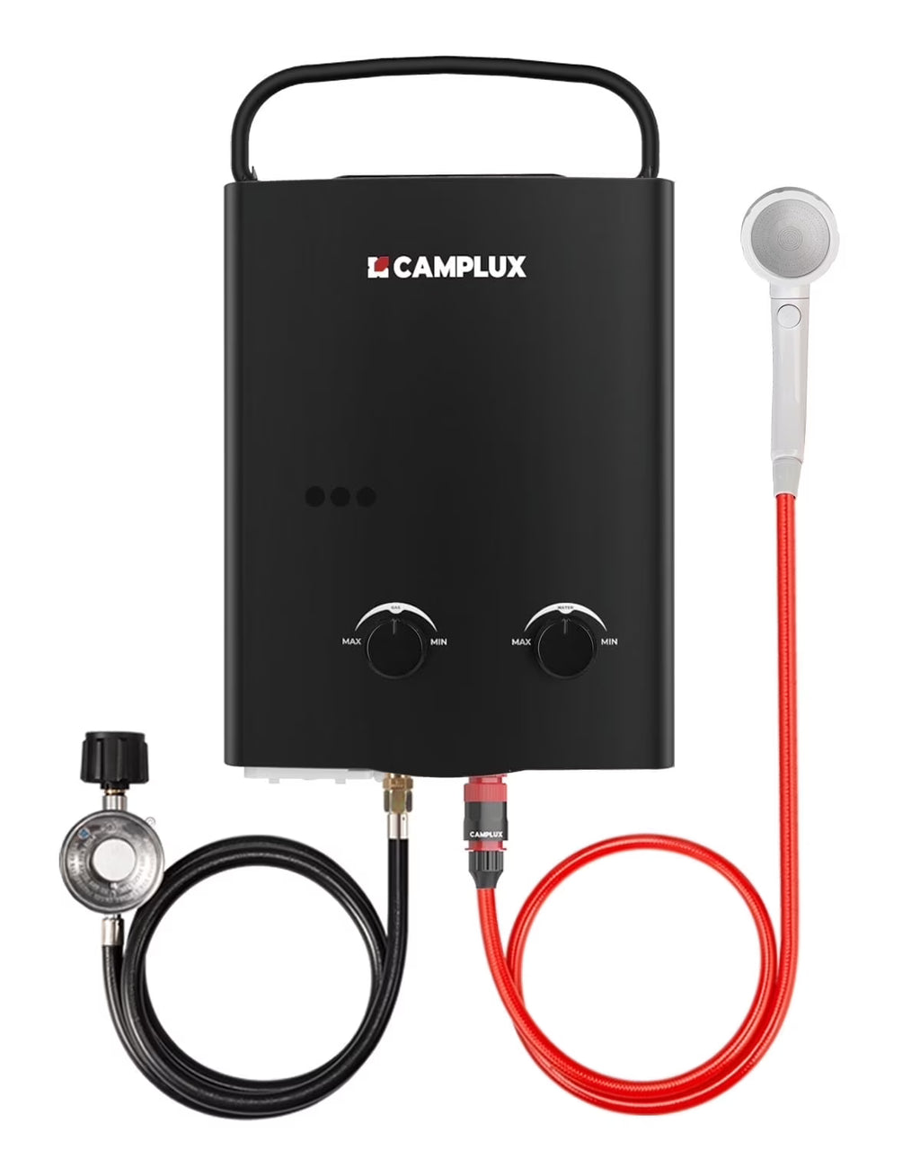 CAMPLUX Portable 1.32 GPM 34,000 BTU Propane Tankless Water Heater for Outdoor