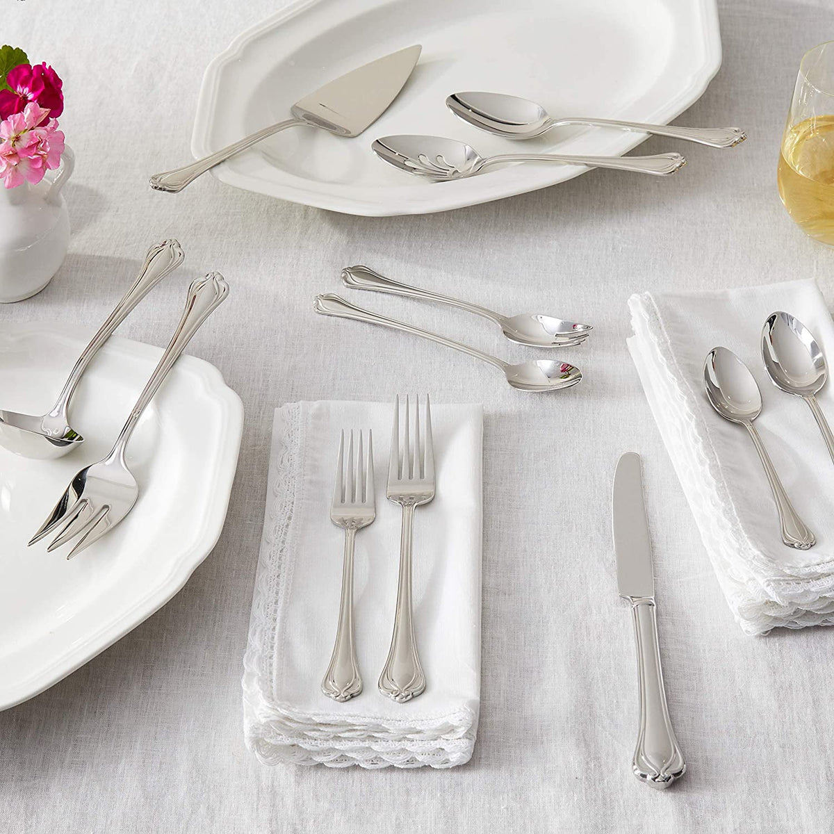 Lenox Alcott 89-Piece Flatware Set