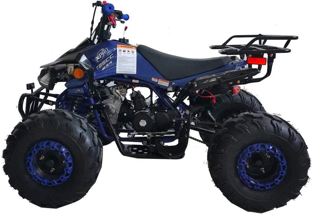 X-Pro Brand New 125cc Gas ATV, Automatic Transmission w/Reverse Remote Control Big 19"/18" Tires