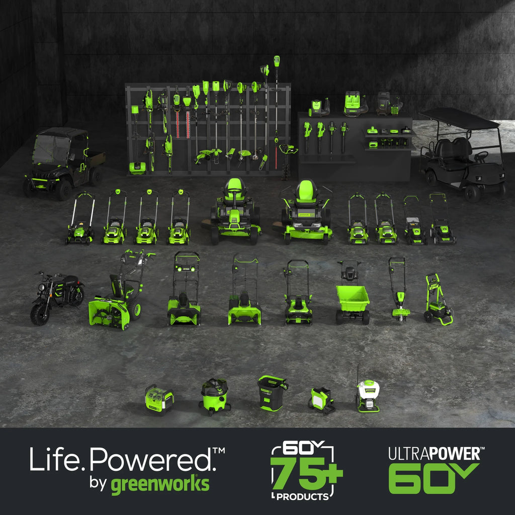 Greenworks 60V 22" Cordless Brushless Wheeled String Trimmer with 8.0Ah Battery and Charger