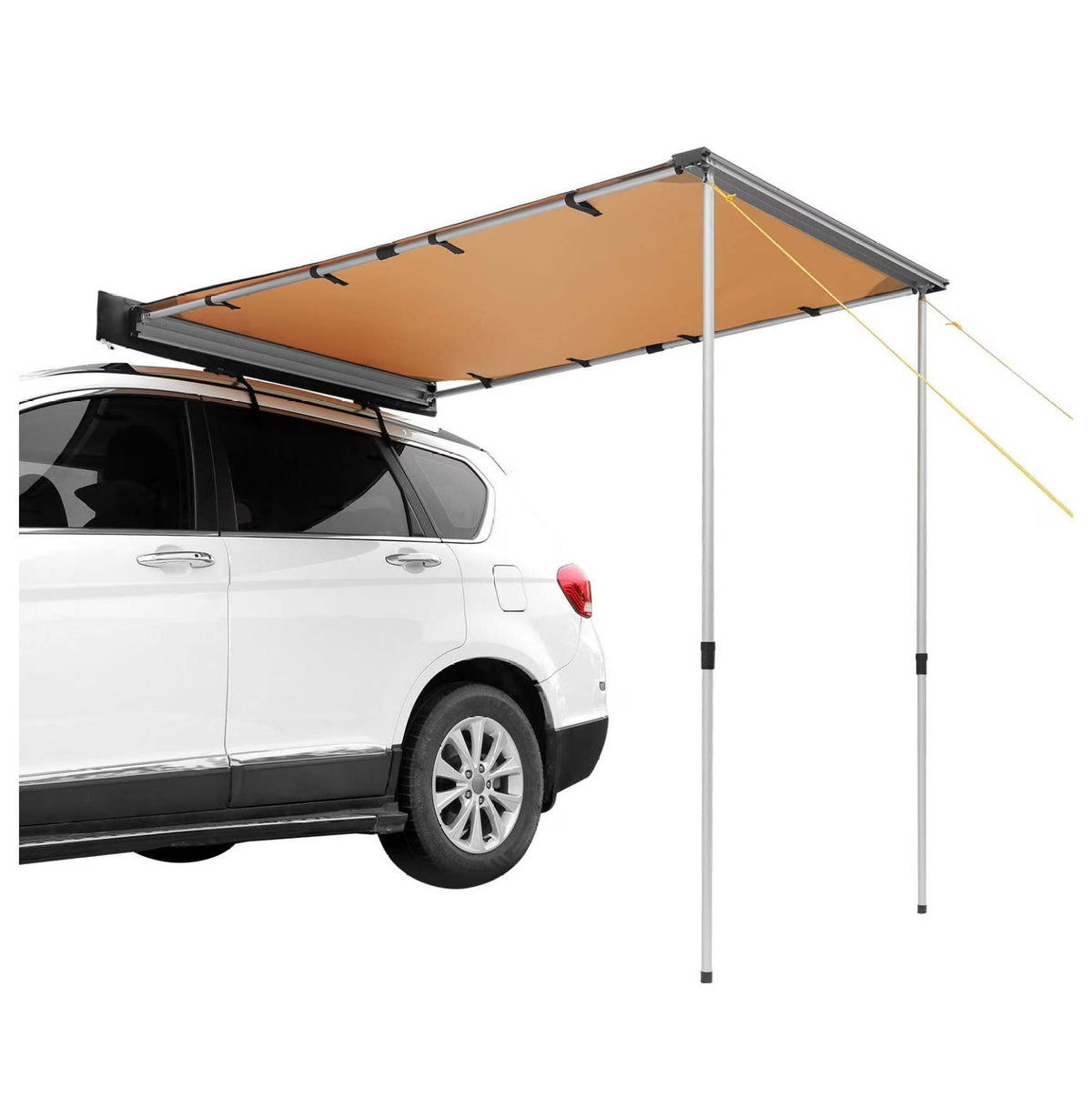 WaiRitoday 6.5x8.2ft Car Side Awning SUV Truck Rooftop Tent Sunshade Outdoor Camping
