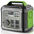 iFanze 300W Portable Power Station, 296Wh 80000mAh Outdoor Solar Generator Quick Charge 110V AC Outlets DC Ports for Home Backup, Outdoor RV Camping, Emergency Lithium Battery, Power Outages,Black