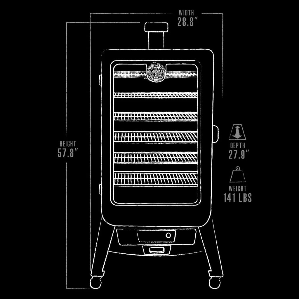 Pit Boss Copperhead 7 Series Vertical Pellet Smoker - PBV7P1