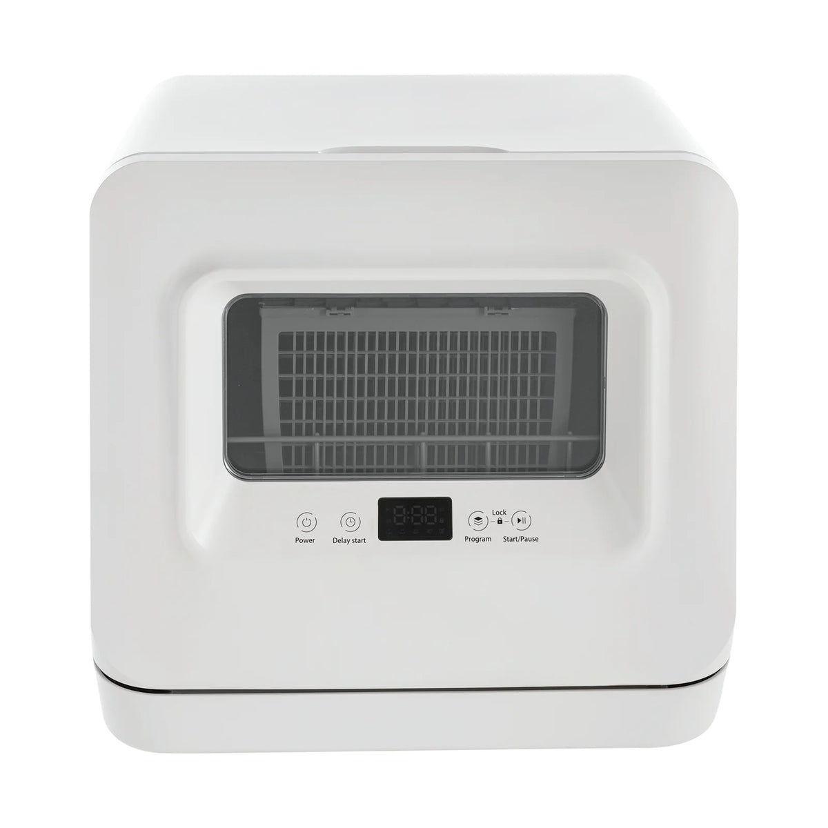 Compact Countertop Dishwasher 6-8 Place Settings, 4 Washing Modes, Efficient 785W Power, Low Noise, Automatic Drying, Ideal for Small Kitchens and Apartments