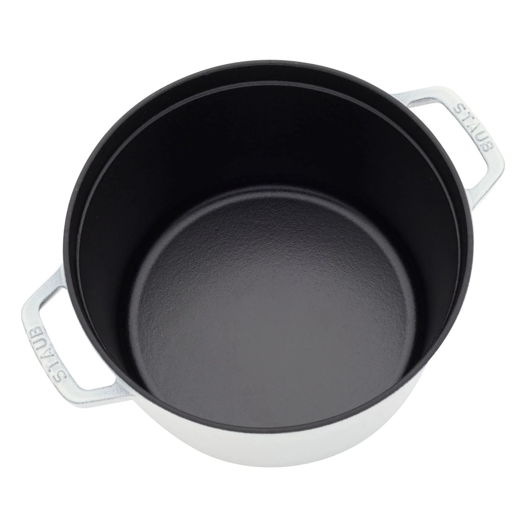 Staub Cast Iron 7-qt Round Cocotte - Grenadine