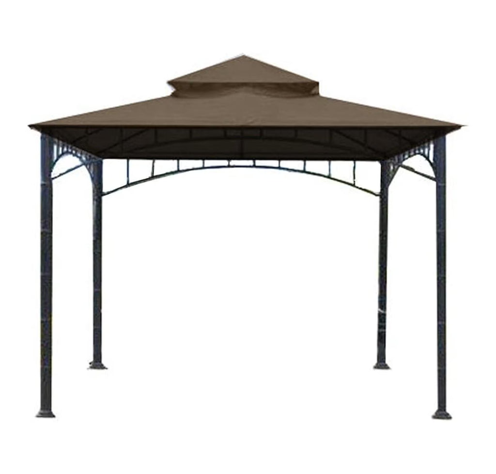 Madaga Gazebo Replacement Canopy - RipLock 350 Nutmeg - 10x10 - Outdoor Patio Cover