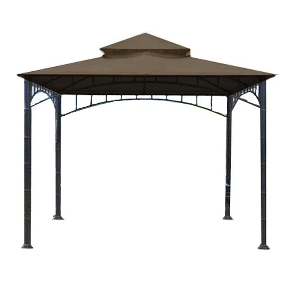 Madaga Gazebo Replacement Canopy - RipLock 350 Nutmeg - 10x10 - Outdoor Patio Cover
