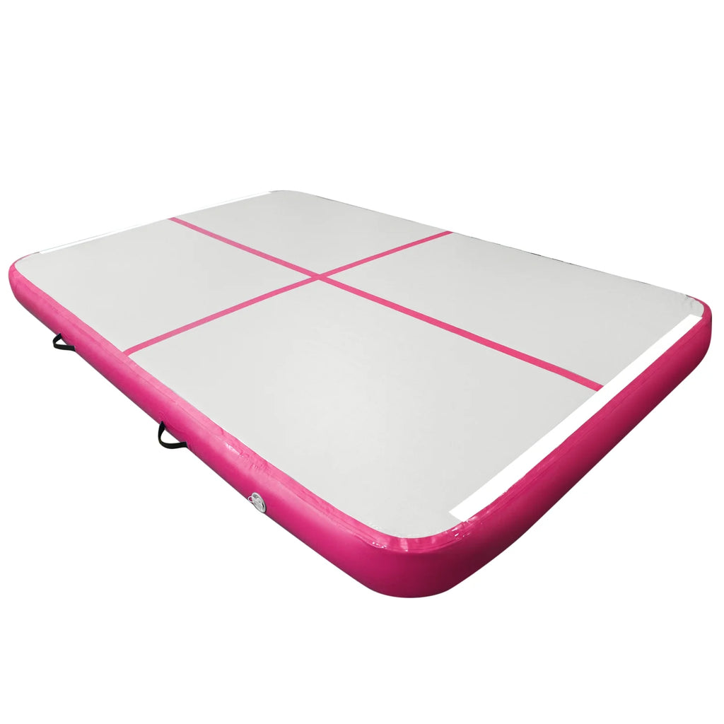 Fbsport 2m Width Pink 8m*2m*0.2m Air Track Floor Home Inflatable Gymnastics Tumbling Mat GYM+Pump