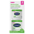 Cetaphil Moisturizing Cream Ultimate with Prebiotic Aloe, Very Dry to Dry Sensitive Skin, 20 oz + 16 oz, 2-pack