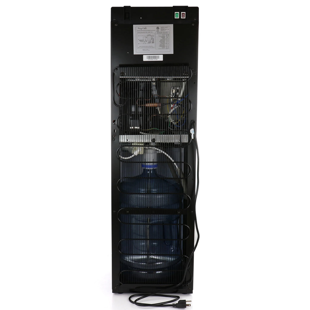 MegaChef Stainless Steel Bottom Load Hot and Cold Water Dispenser 5 Gallon Water Cooler