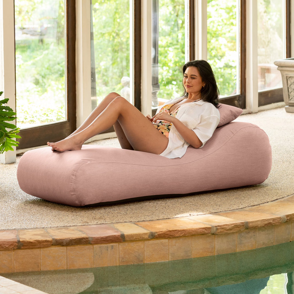 Jaxx Bean Bags Jaxx Arlo Outdoor Bean Bag Lounge with Pillow Granite