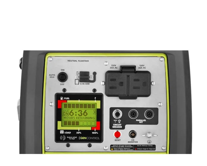Ryobi 2,300-Watt Recoil Start Bluetooth Super Quiet Gasoline Powered Digital Inverter Generator with CO Shutdown Sensor