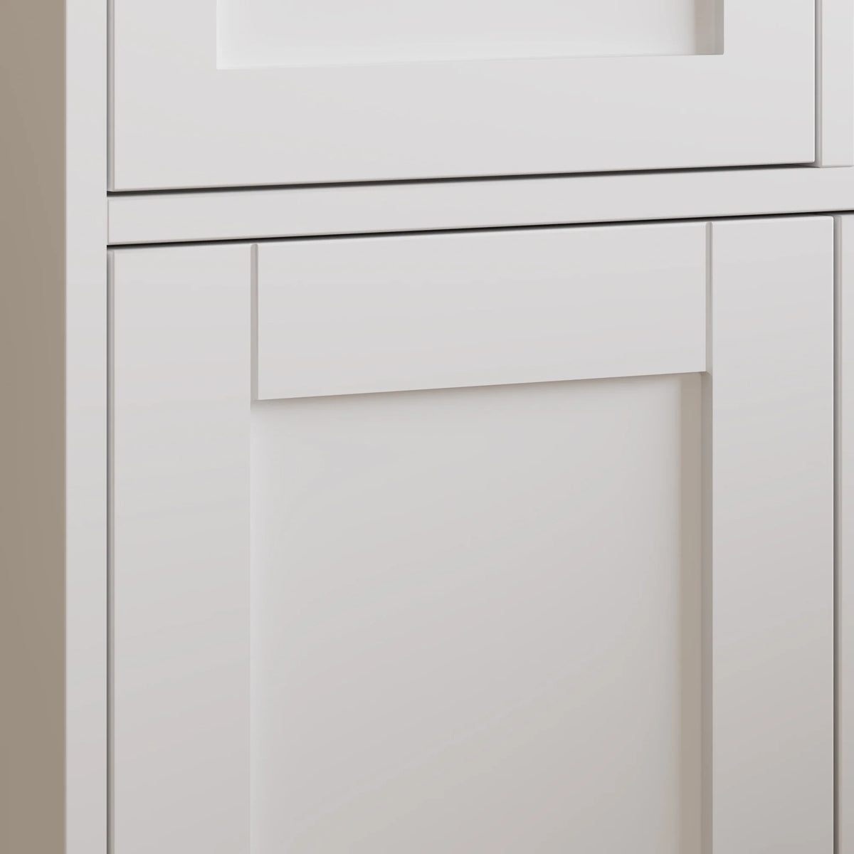 Ktaxon Wooden Bathroom Floor Cabinet with 4 Drawers & 1 Cupboard for Living Room Entryway, White