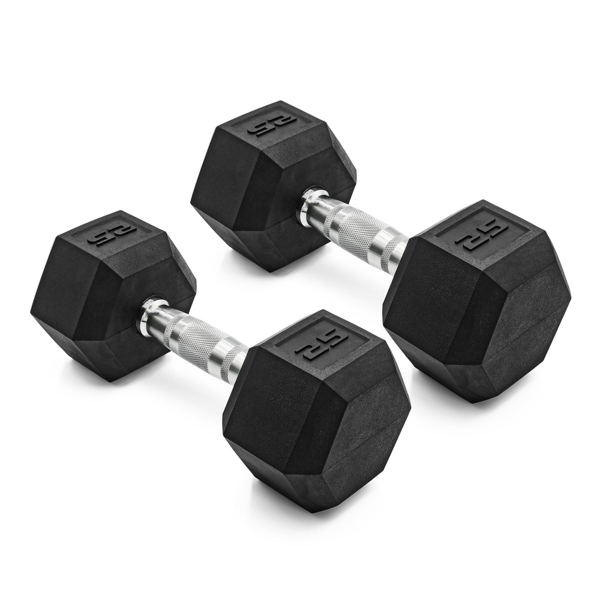 CAP 150lb Rubber Hex Dumbbell Set