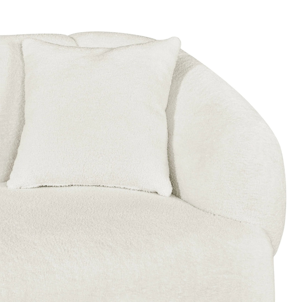 Christopher Knight Home 98.5" Curved Contemporary 3-Seat Sofa with Upholstered Plush Seating, Beige