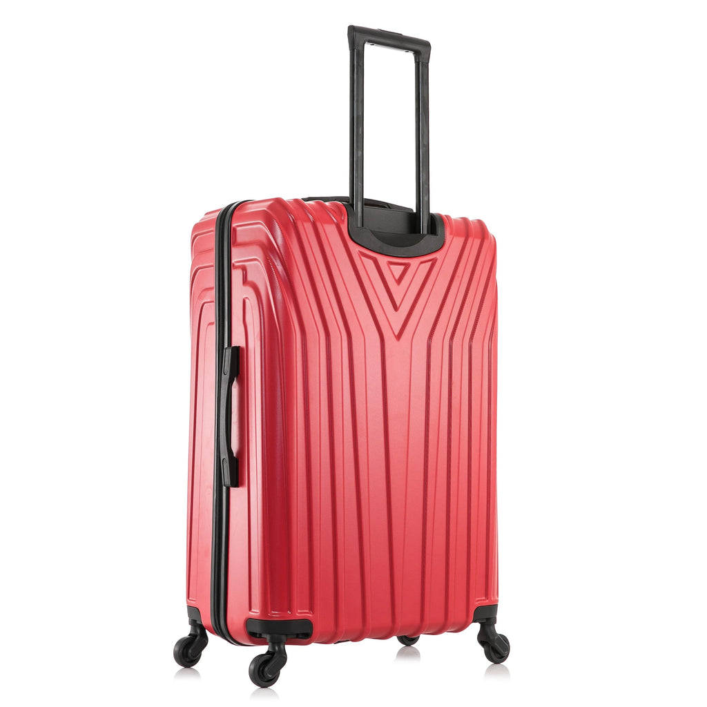 InUSA Vasty 28" Hardside Lightweight Luggage with Spinner Wheels, Handle, and Trolley, Gray