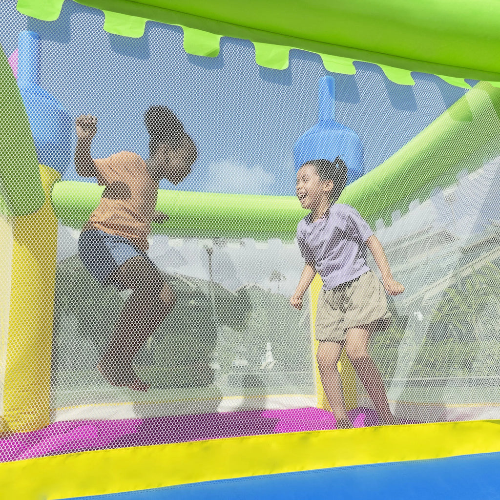 H2OGO! Castletopia Inflatable Bounce House with Slide and Blower, Indoor/Outdoor, Ages 3+