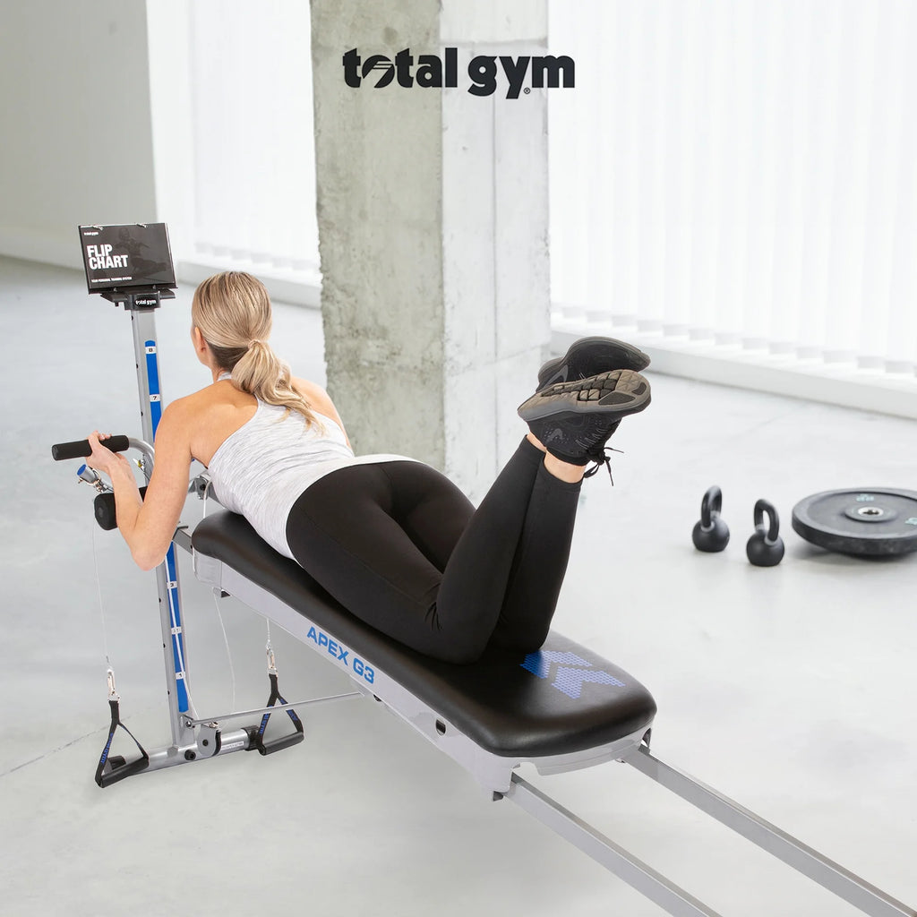 Total Gym APEX G5 Home Fitness Incline Weight Trainer Equipment w/ 10 Resistance Levels