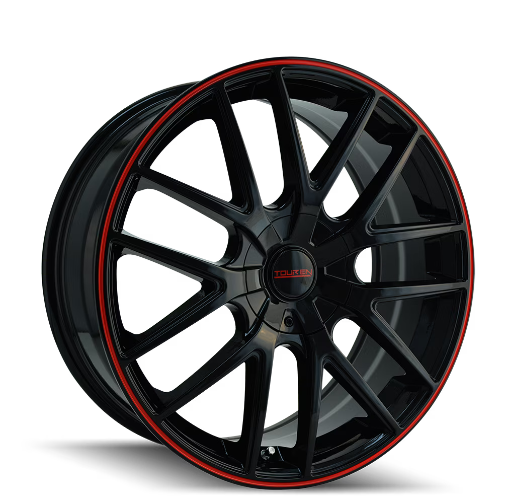 Touren Tr60-3260 16X7 4X100/4X114.3 42Et 67.1Cb Black/Red Ring