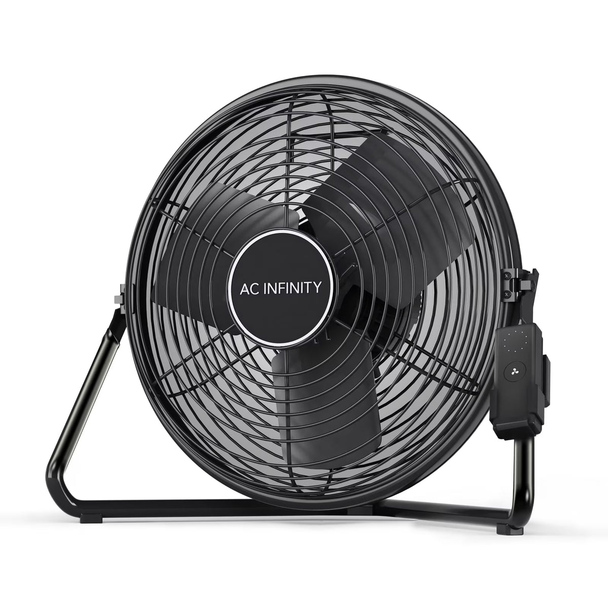 AC Infinity 10-Speed Wireless Remote EC-Motor High-Velocity Wall Mount Floor Fan