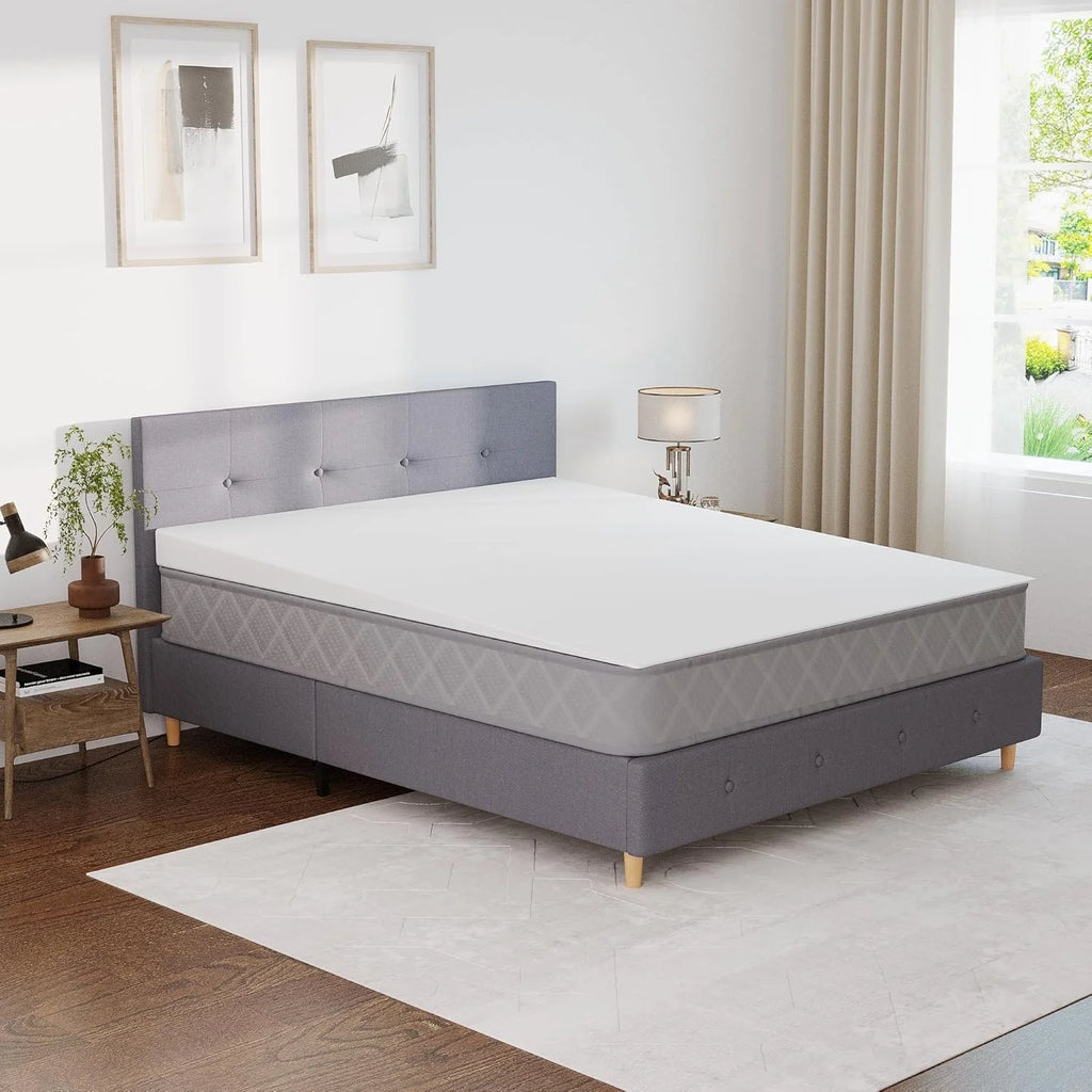 Mattress Wedge, 4-Inch Inclined Bed Wedge Mattress Topper, King Size