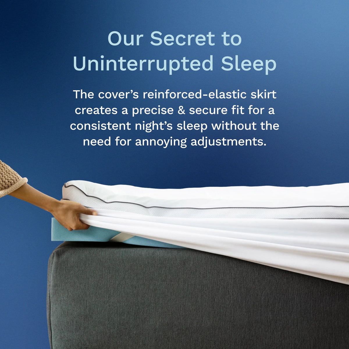 Viscosoft Hybrid Lux Dual Layer Mattress Topper - Twin Size 4 Inch - CertiPUR-US Certified Gel Memory Foam