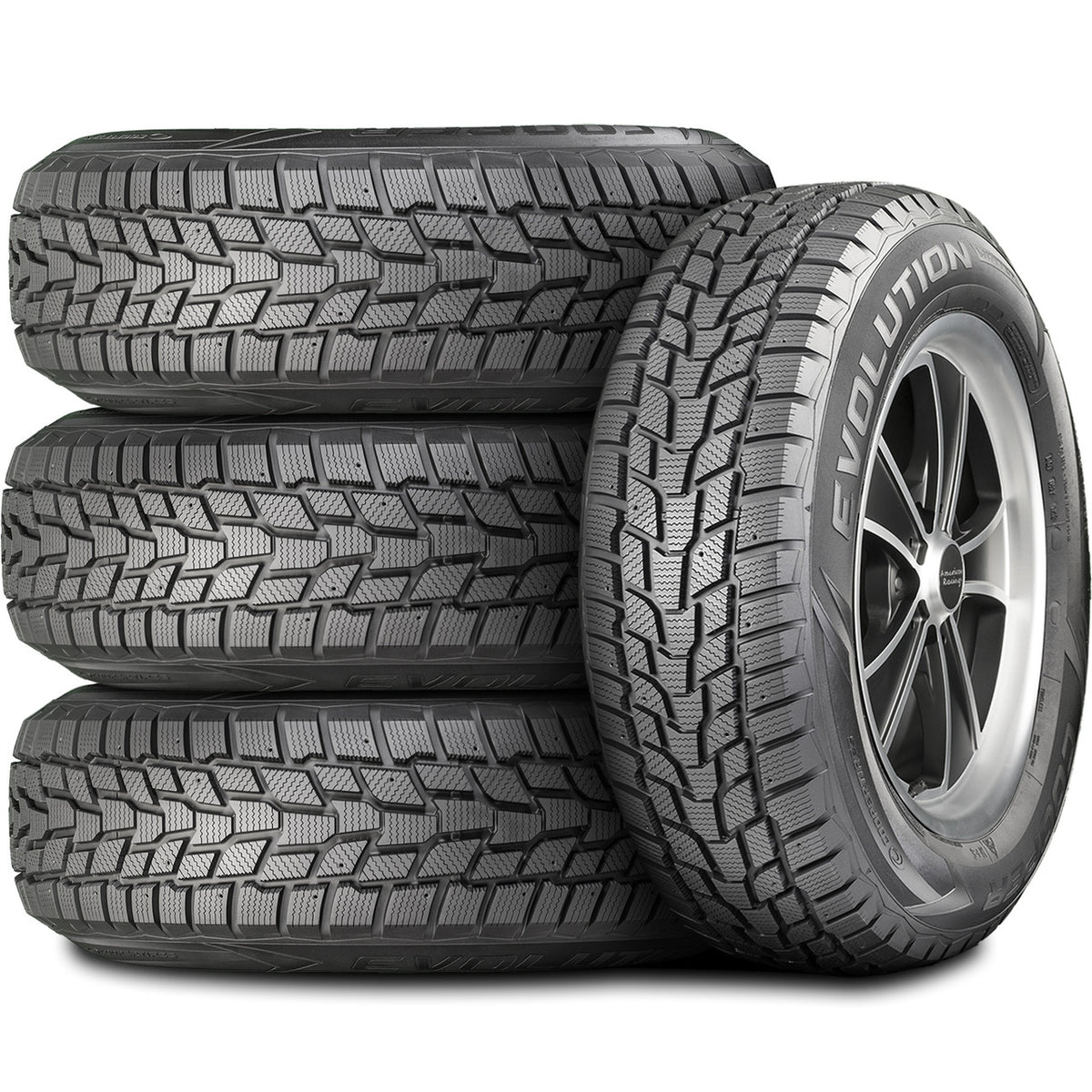 Cooper Evolution Winter Winter 225/55R17 97T Passenger Tire Fits: 2016-19 Chevrolet Malibu Hybrid. 2015 Chevrolet Malibu LT