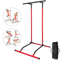 BENTISM Portable Pull Up Dip Station Gym Bar Power Tower Chin Up Fitness Strength W/Bag