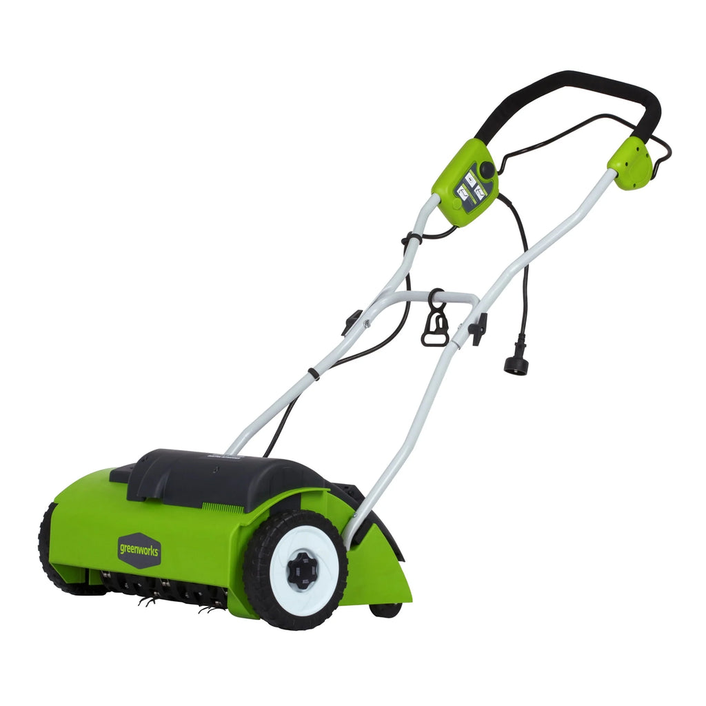 Greenworks 10 Amp 14-inch Corded Electric Dethatcher, 27022