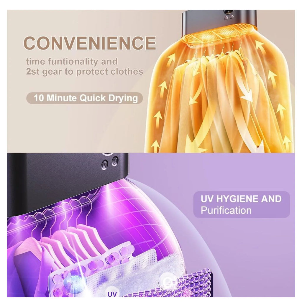 Portable Clothes Dryer Mini Clothes Dryer Save Space Folding Compact Dryer Machine With Dry Bag For Laundry Electric Portable Dryer For Camping Business Trip Travel Home And Apartment Grey