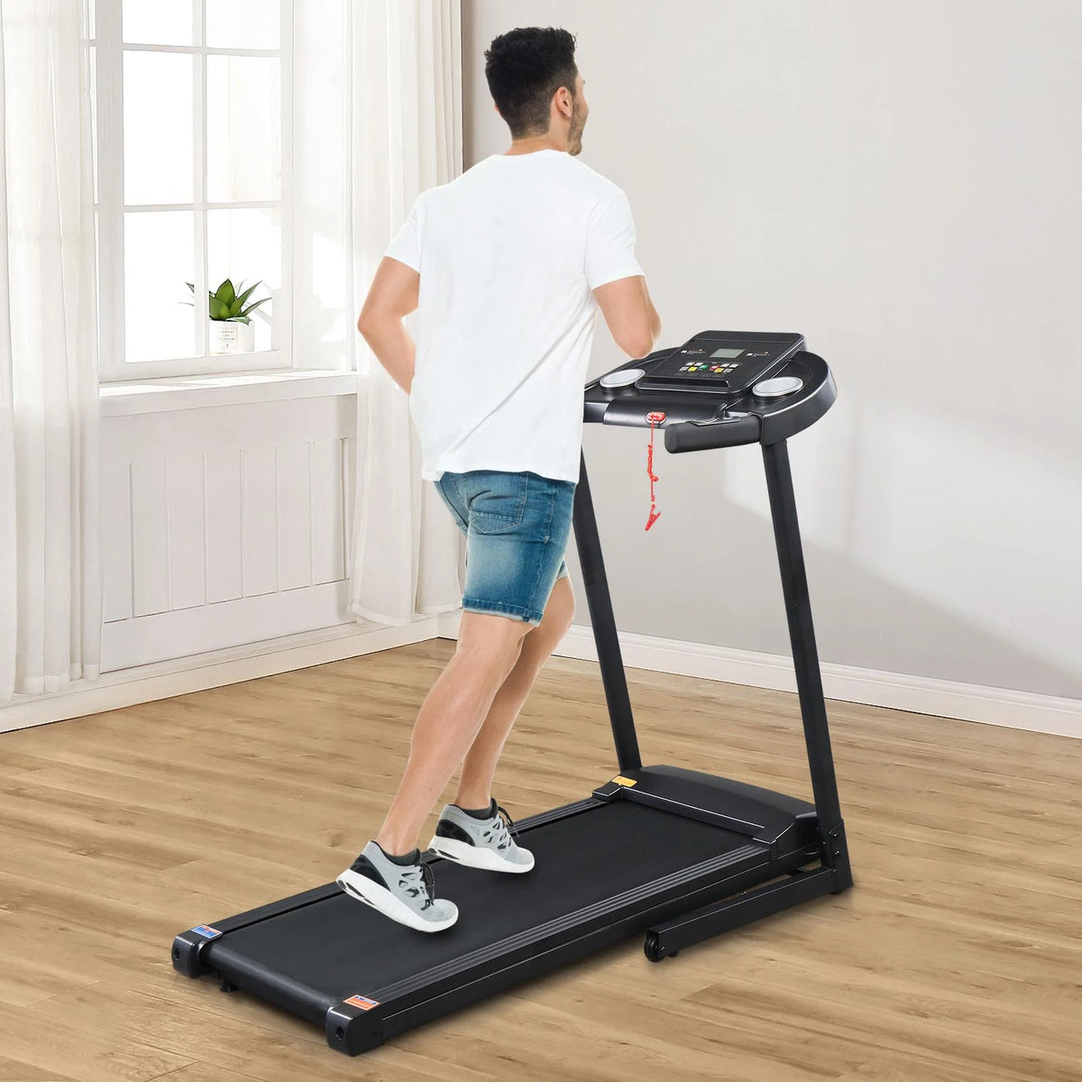 Ktaxon Folding Electric Treadmill, Walking Jogging Home Fitness Machine