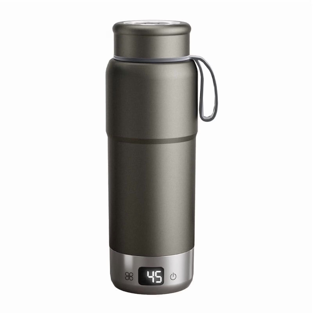 520ml Pure Titanium Portable Electric Kettle Travel Kettle Dual Voltage 100V-240V with Temperature Control, Lightweight, Leak-Proof, Fast Boil Mini Kettle for Travel, Office, Hotel, Camping