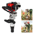 Anqidi 2 Stroke 32.7CC T-Post Driver Piledriver Gas Powered Garden Farm Fence Piling Machine 900W Gasoline Pile Driver Petrol Engine Hammer Push Pile Profession Kit