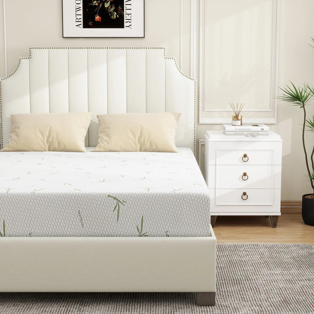 6'' Twin Size Memory Foam Mattress with Cover Breathable Bed Mattress in a Box, CertiPUR-US, Made in USA