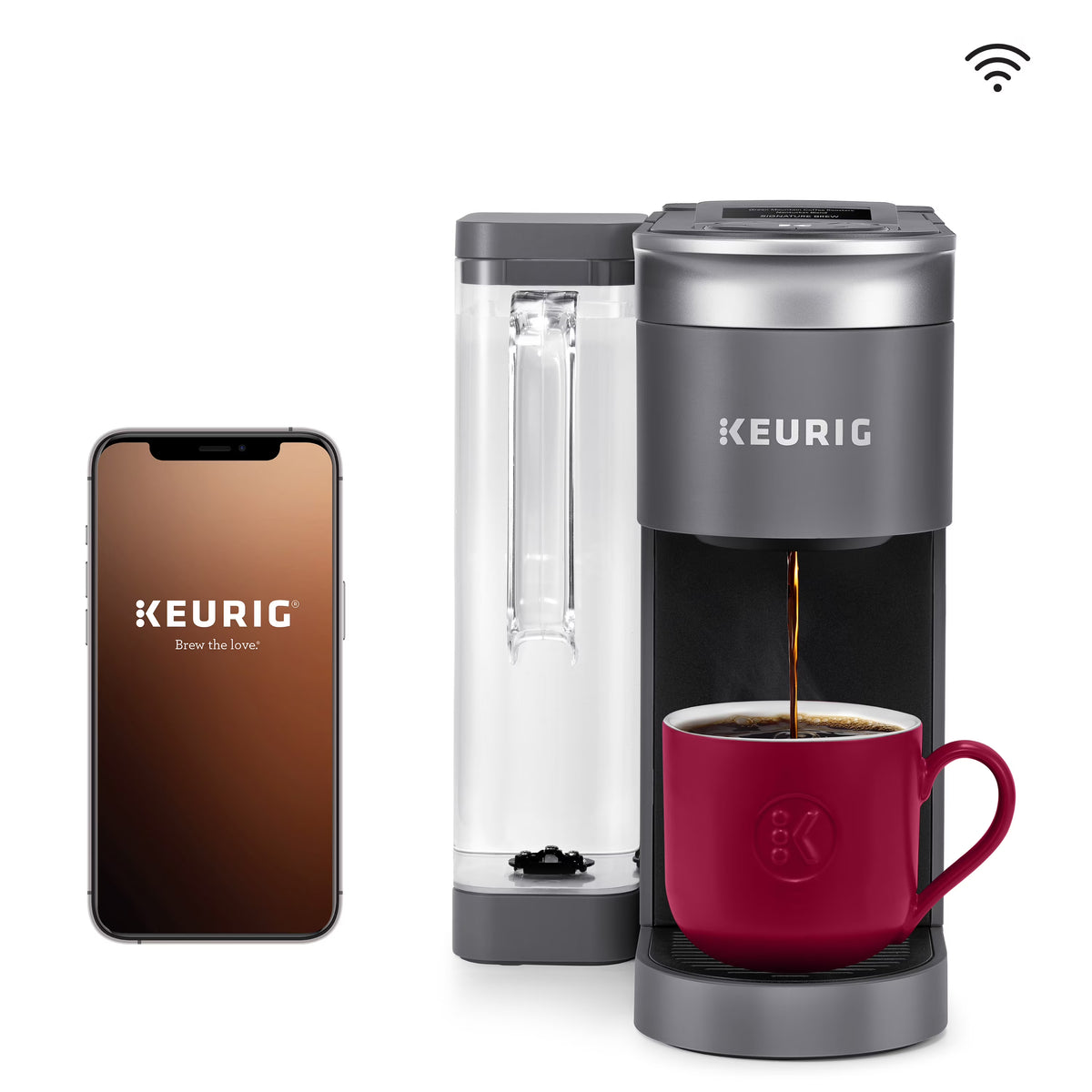 Keurig K-Supreme SMART Coffee Maker, MultiStream Technology, Brews 6-12oz Cup Sizes, White
