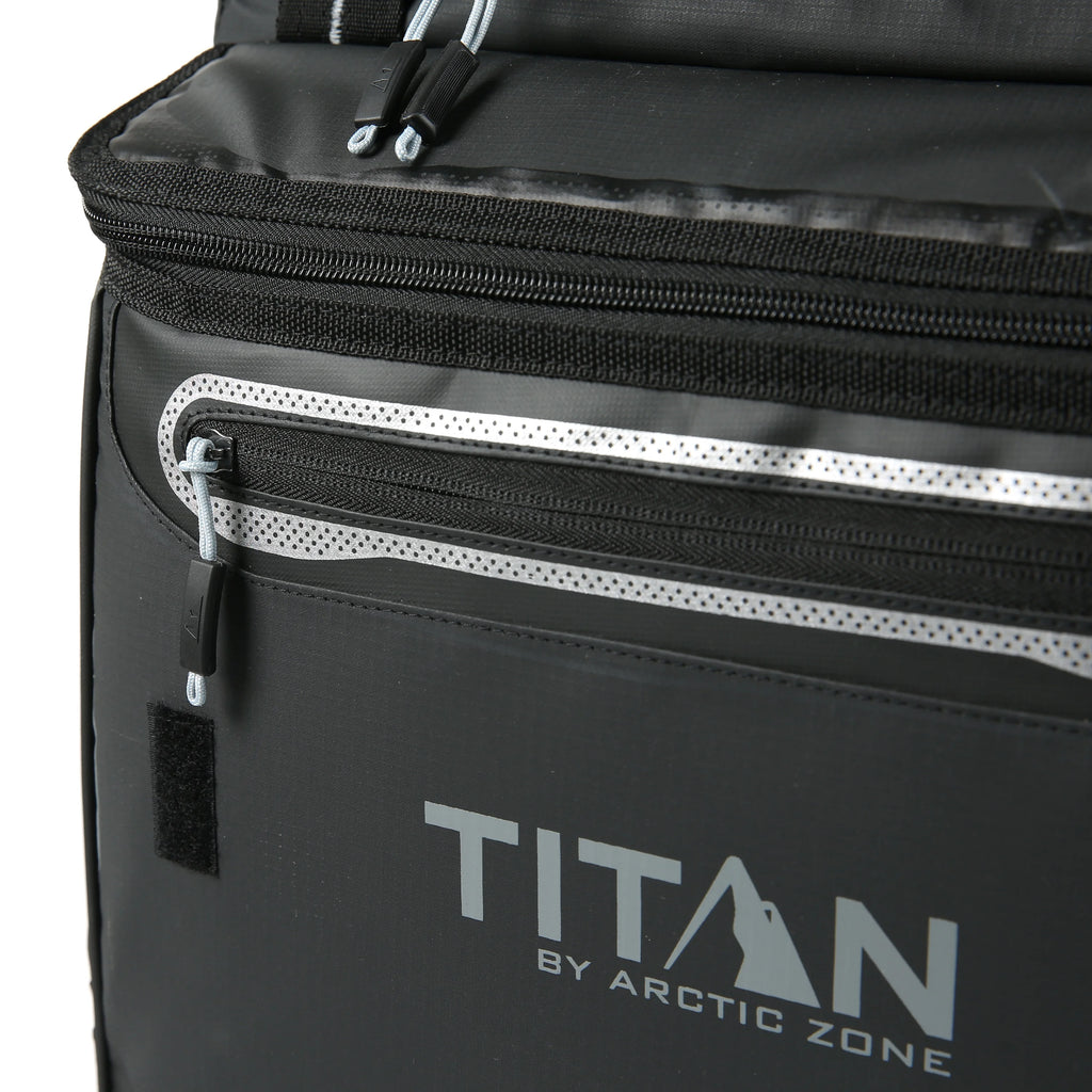 Titan by Arctic Zone 60 Can, 40 Quart Soft Cooler with Wheels, Basalt Gray