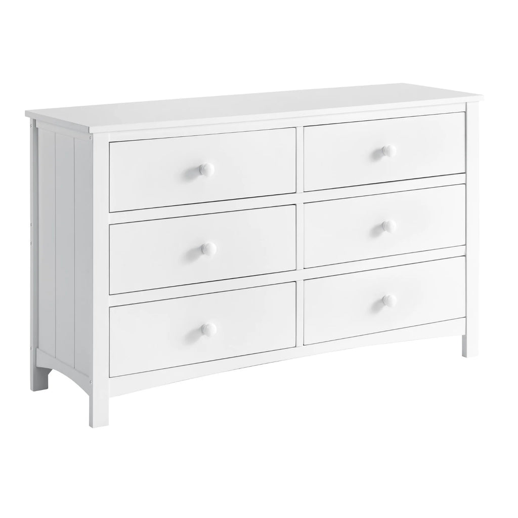 Oxford Baby Universal 6-Drawer Dresser, Snow White