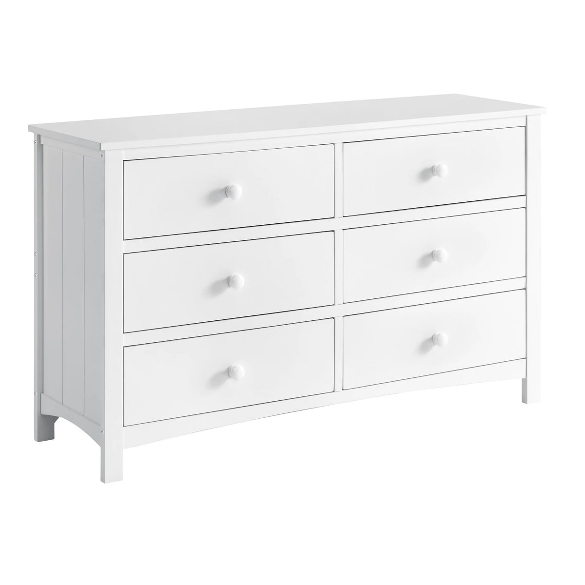Oxford Baby Universal 6-Drawer Dresser, Snow White