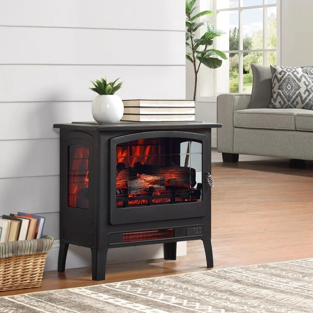 Infrared Electric Fireplace Stove Heater