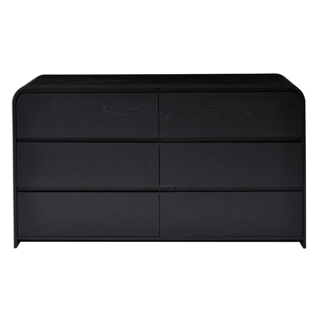Better Homes & Gardens Juliet 6 Drawer Dresser, Black Finish