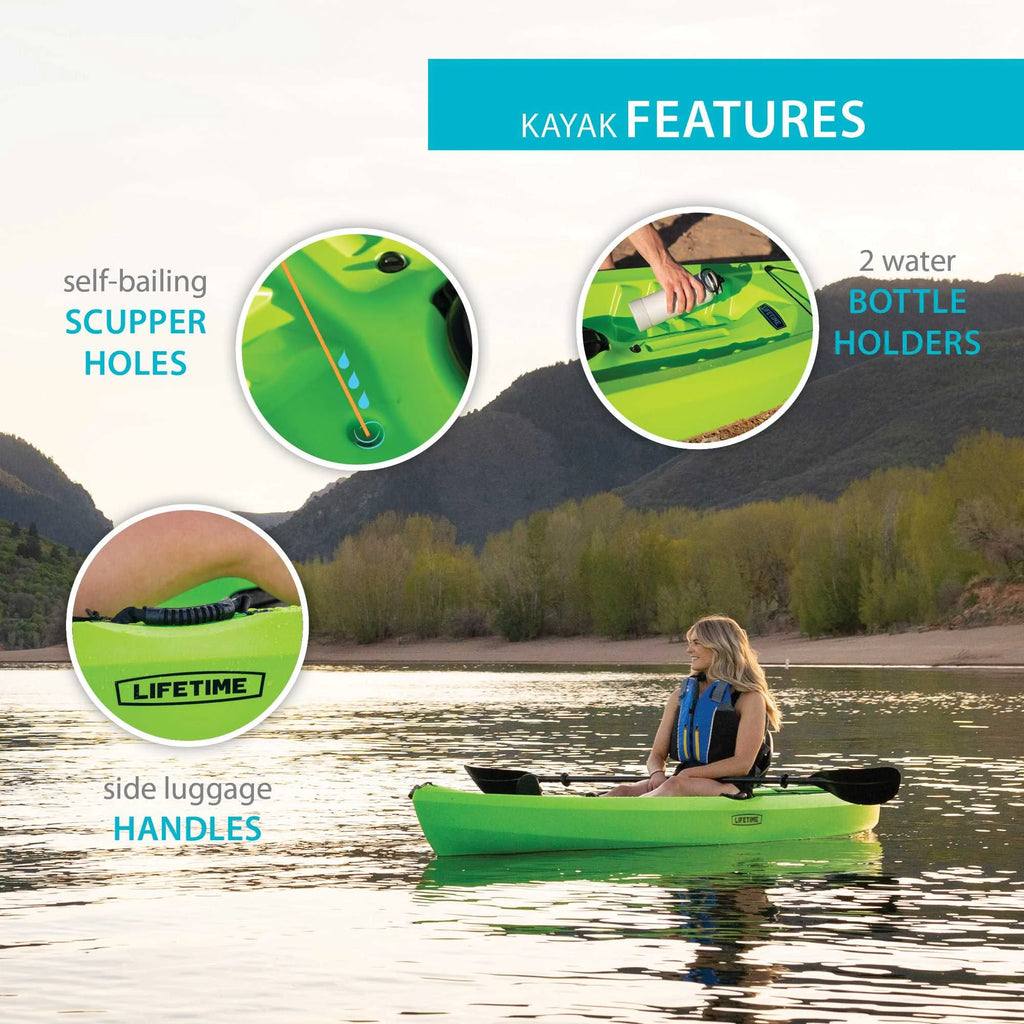 Lifetime Tahoma 10 ft. Sit-on-Top Kayak, Emperor Fusion (91346)
