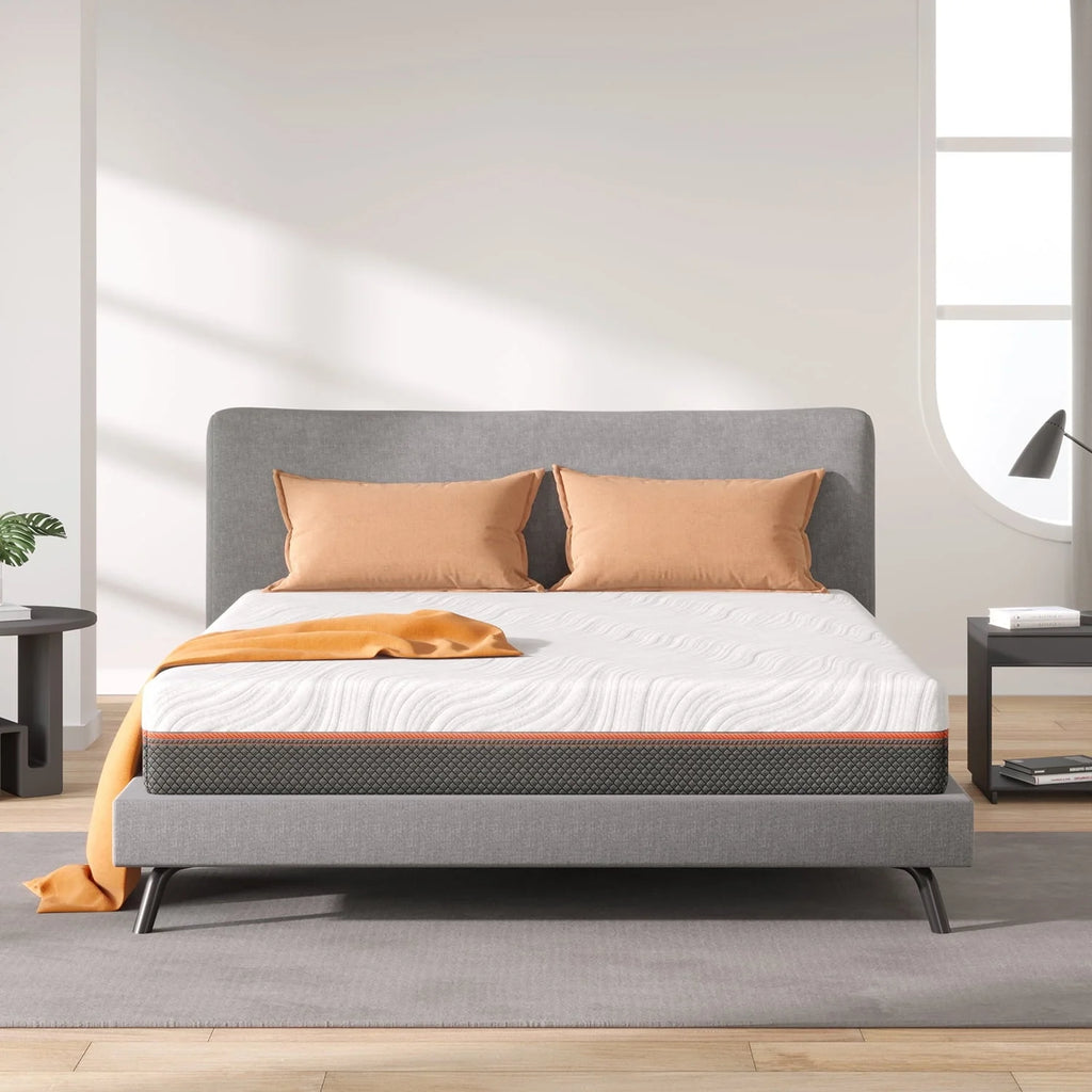 8 Full Pocket Spring Mattresses Gel Memory Foam Mattresses Hybrid Mattresses in a Box, Full Mattresses